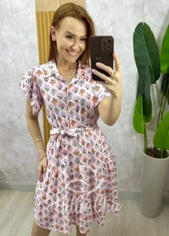 Milla Chic - Vestido Maitê Em Linho - Azul (cópia)