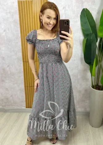 Milla Chic - Vestido Mônica - Azul (cópia)