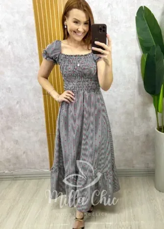 Milla Chic - Vestido Mônica - Azul (cópia)