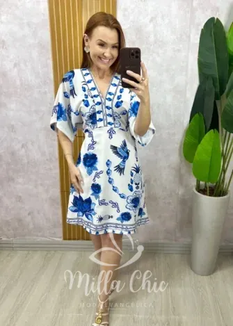 Milla Chic – Vestido Sartori – Azul Milla Chic - Vestido Sartori - Azul