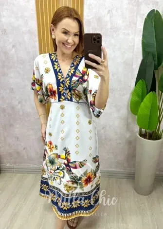 Milla Chic - Vestido Sartori Mid - Branco