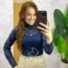 Milla Chic - Blusa Encanto em renda -