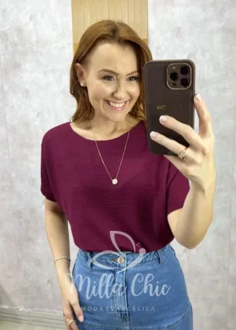 Milla Chic - Blusa Essence Modal- Branca (cópia)