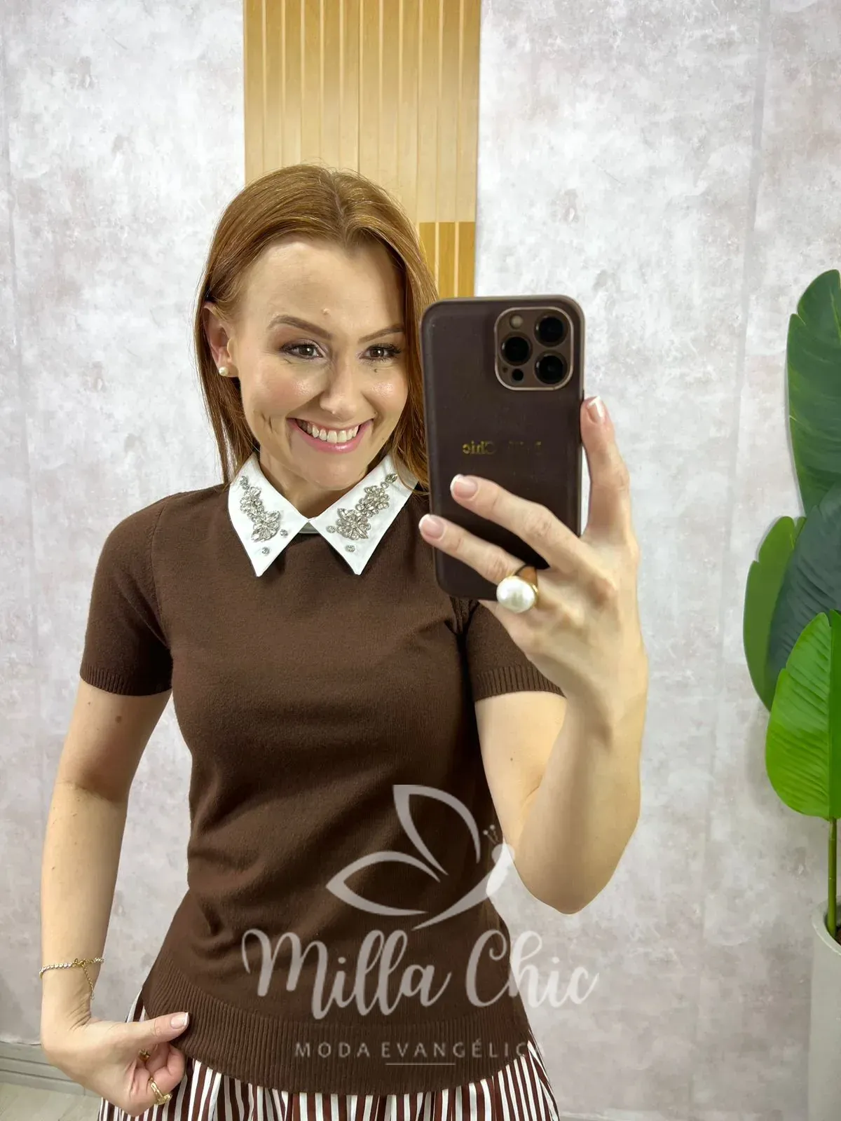 Milla Chic – Blusa Évora Em Tricot Modal – Branca (cópia) Milla Chic - Blusa Évora Em Tricot Modal - Branca (cópia)