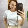 Milla Chic – Blusa Florenza – Branca Milla Chic - Blusa Florenza - Branca