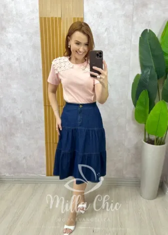 Milla Chic - Blusa Florenza - Rosa