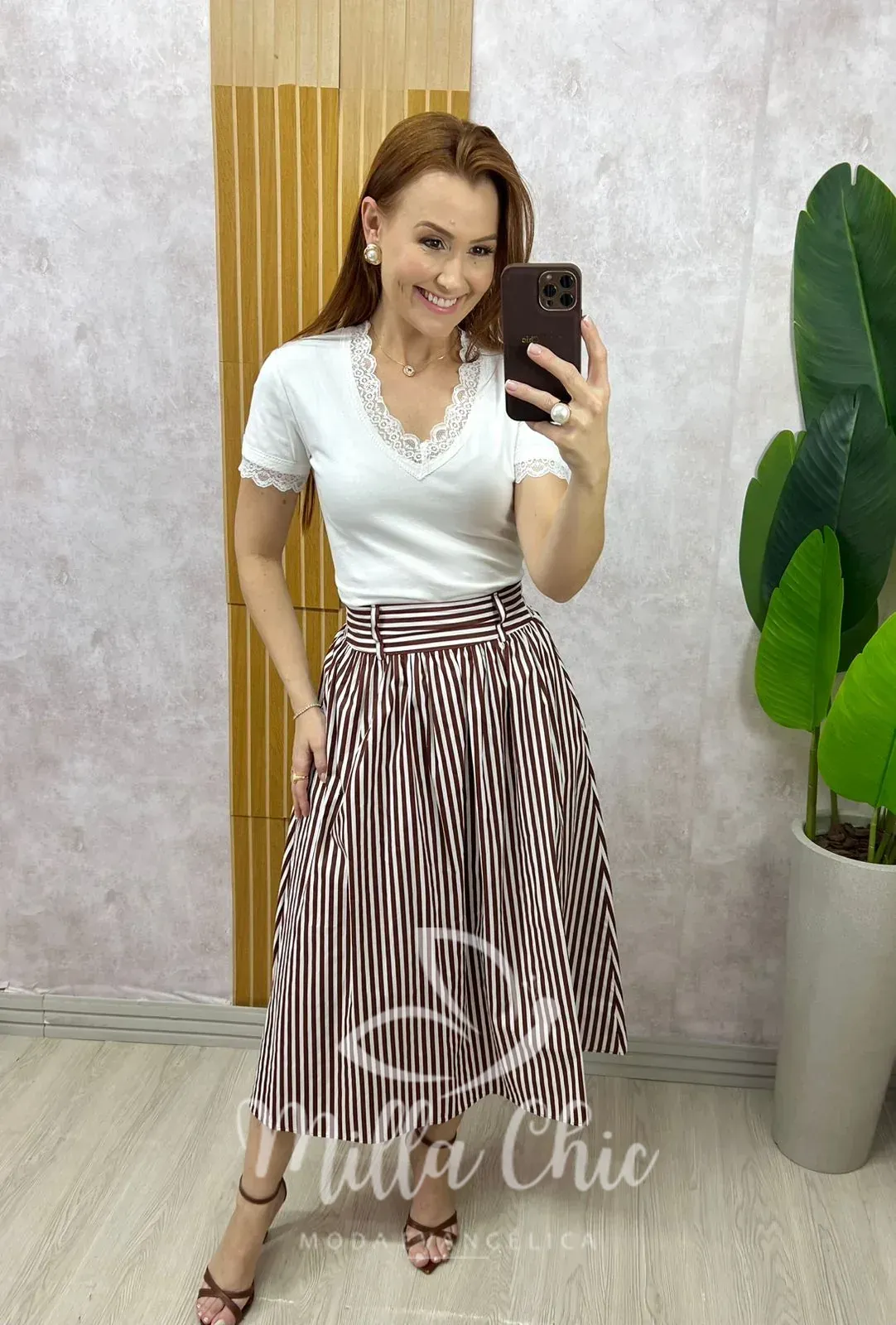 Milla Chic – Blusa Grace – Branca Milla Chic - Blusa Grace - Branca