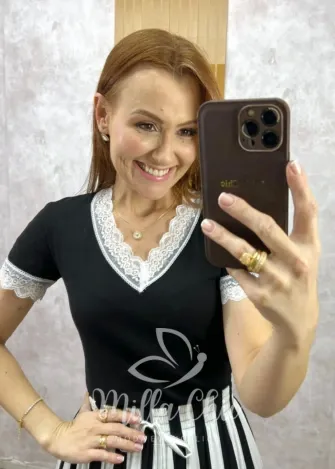 Milla Chic - Blusa Grace - Preta