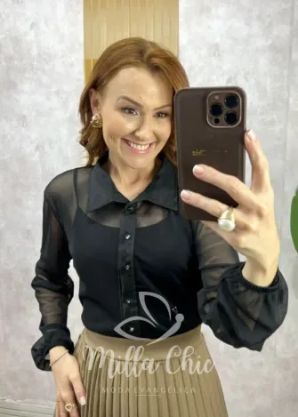 Milla Chic – Blusa Livia em renda (cópia) Milla Chic - Blusa Livia em renda (cópia)