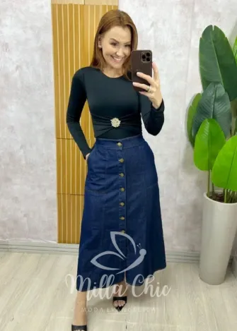 Milla Chic - Body Mônaco - Marrom (cópia)