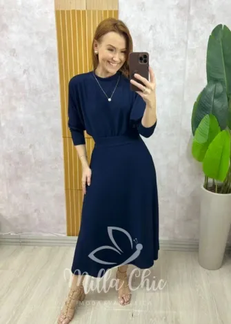 Milla Chic - Conjunto Bruna Plissado - Preto (cópia)