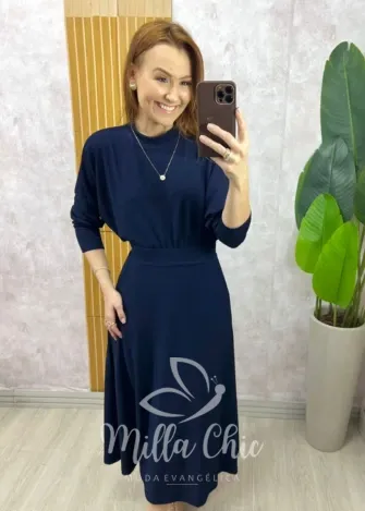 Milla Chic - Conjunto Bruna Plissado - Preto (cópia)