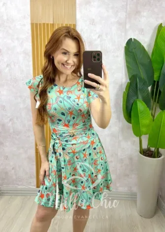 Milla Chic - Conjunto Maiô E Short Saia - Branco (cópia)