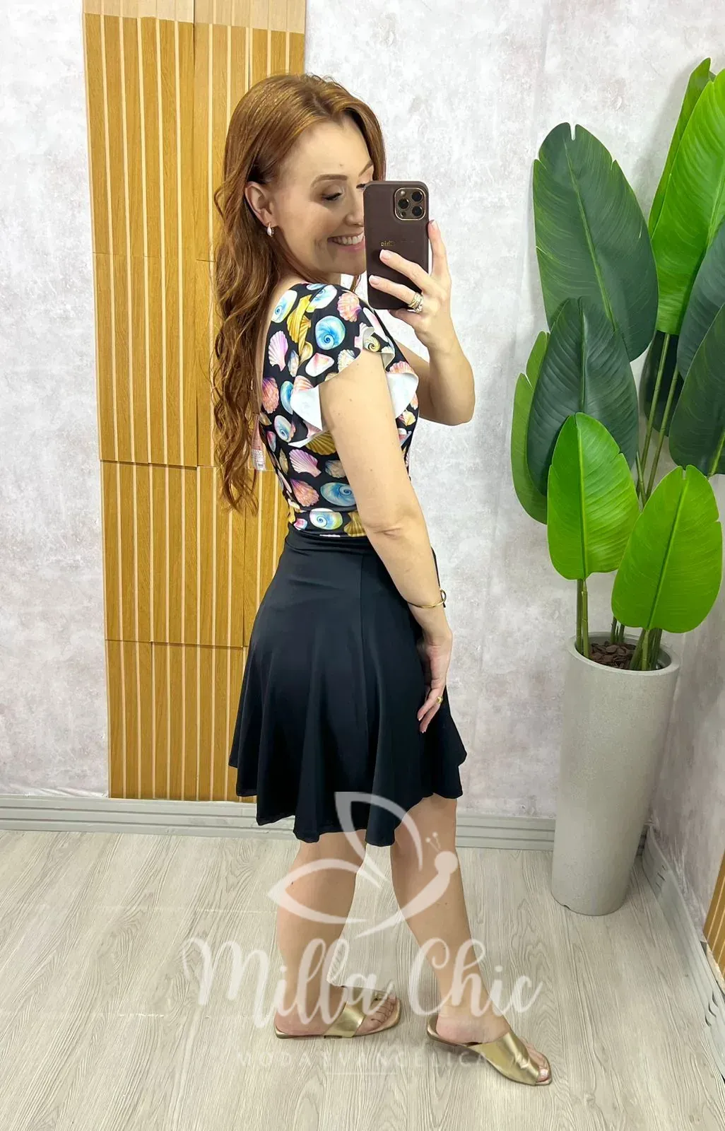 Milla Chic – Conjunto Maiô E Short Saia – Verde (cópia) Milla Chic - Conjunto Maiô E Short Saia - Verde (cópia)