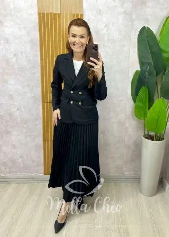 Milla Chic - Conjunto Versalhes - Preto