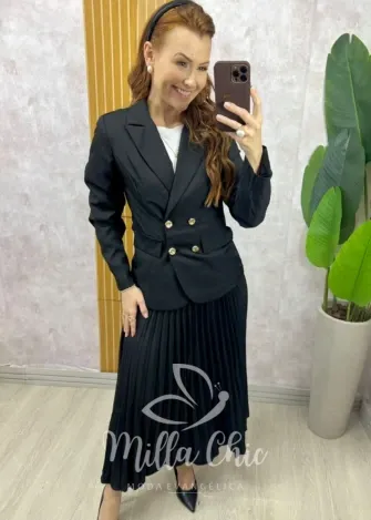 Milla Chic - Conjunto Versalhes - Preto