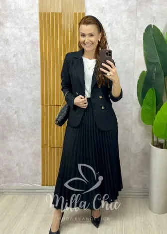 Milla Chic - Conjunto Versalhes - Preto