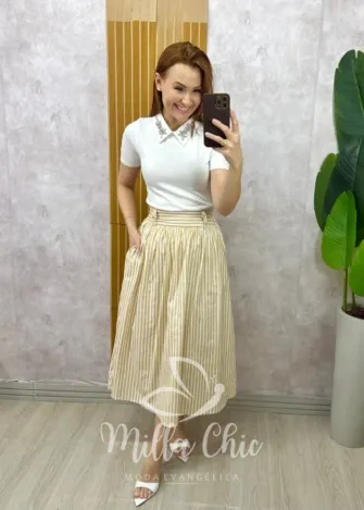Milla Chic - Saia Belmare - Nude