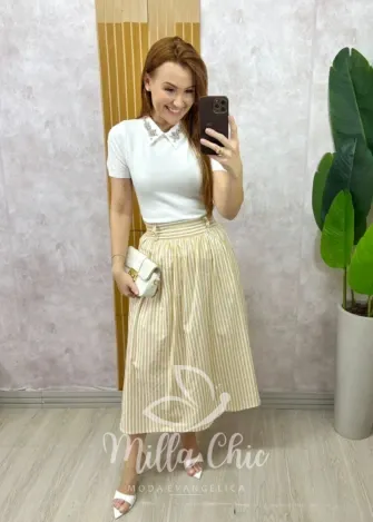 Milla Chic - Saia Belmare - Nude