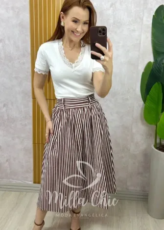 Milla Chic - Saia Belmare - Nude (cópia)