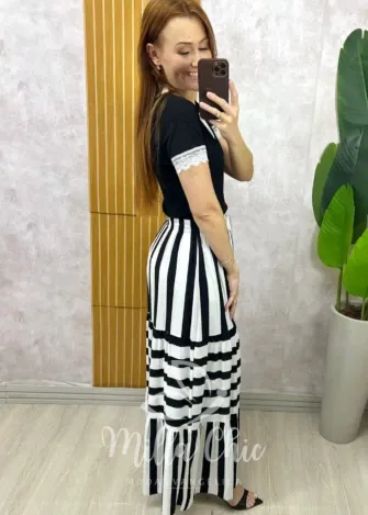 Milla Chic - Saia Elegance Listrada
