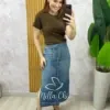 Milla Chic – Saia jeans Alana (cópia) Milla Chic - Saia jeans Alana (cópia)