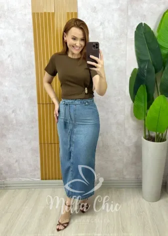 Milla Chic - Saia jeans Alana (cópia)