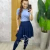 Milla Chic - Saia Legging Confort Fit - Azul