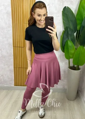 Milla Chic – Saia Legging Confort Fit – Azul (cópia) Milla Chic - Saia Legging Confort Fit - Azul (cópia)