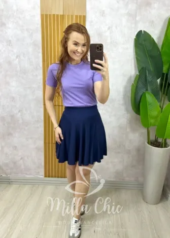 Milla Chic - Short Saia Shape Fit - Açaí (cópia)