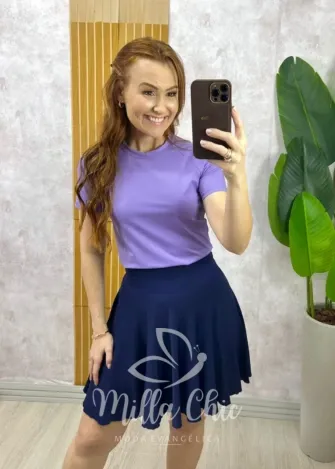 Milla Chic - Short Saia Shape Fit - Açaí (cópia)