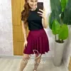 Milla Chic - Short Saia Shape Fit - Lilás (cópia)