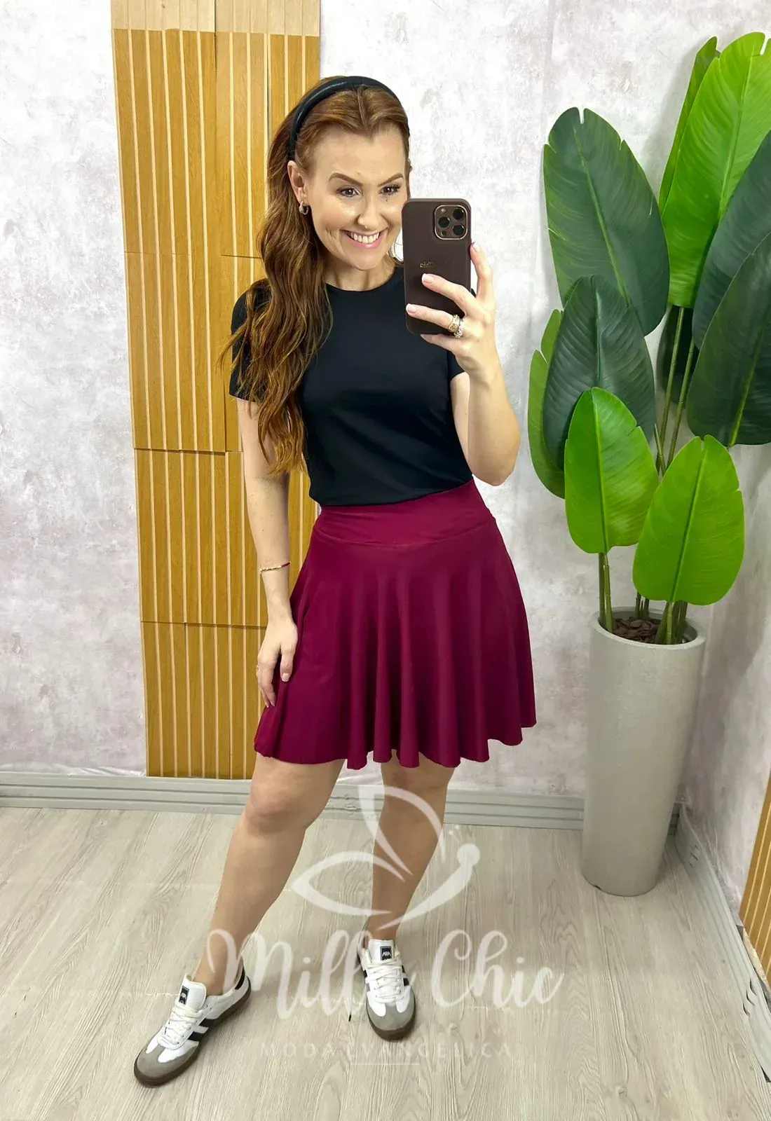 Milla Chic – Short Saia Shape Fit – Lilás (cópia) Milla Chic - Short Saia Shape Fit - Lilás (cópia)