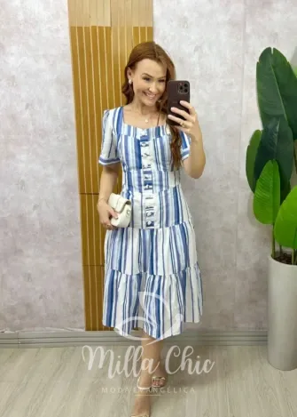 Milla Chic - Vestido Arabela Bordado - TerraCota (cópia)