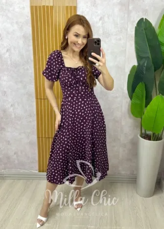 Milla Chic - Vestido Doce Encanto - Açaí
