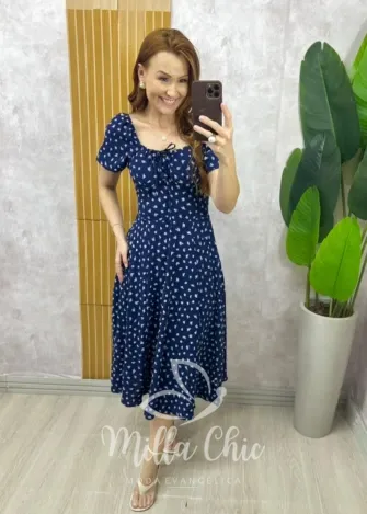 Milla Chic - Vestido Doce Encanto - Azul