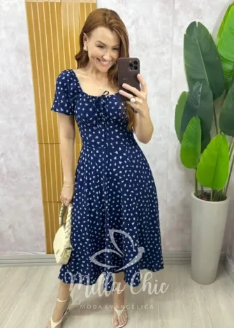 Milla Chic - Vestido Doce Encanto - Azul