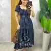Milla Chic - Vestido Érica - Azul Marinho