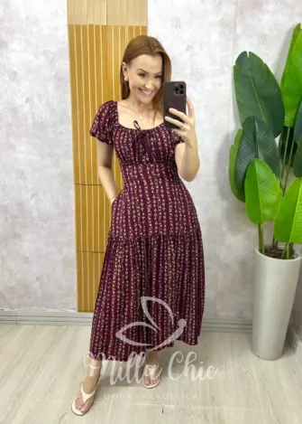 Milla Chic – Vestido Érica – Terracota (cópia) Milla Chic - Vestido Érica - Terracota (cópia)