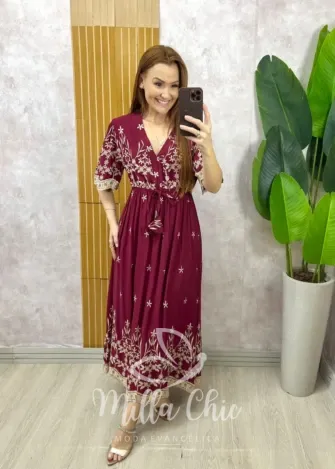 Milla Chic - Vestido Lume bordado - Preto (cópia)