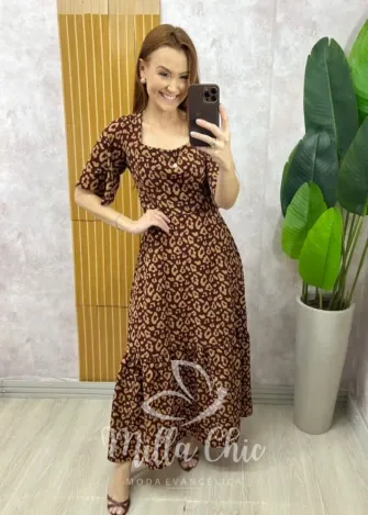 Milla Chic - Vestido Safari chic - Animal Print