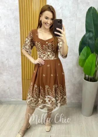 Milla Chic - Vestido Safari chic - Animal Print (cópia)