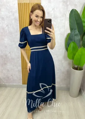 Milla Chic - Vestido Safira Clássica
