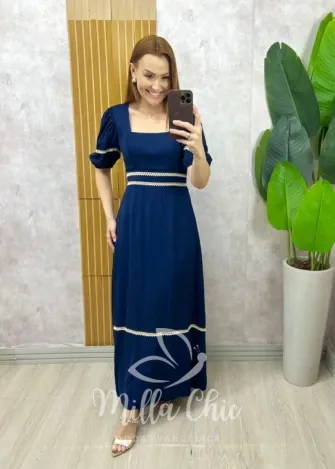 Milla Chic - Vestido Safira Clássica