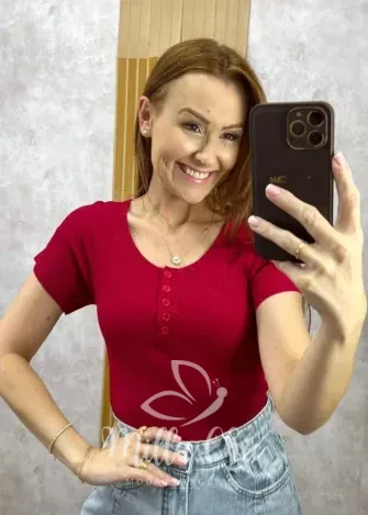 Milla Chic - Blusa Mary em Tricot - Manteiga (cópia)