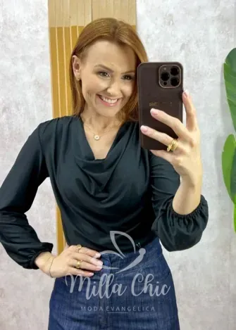 Milla Chic - Blusa Odete - Champagne (cópia)