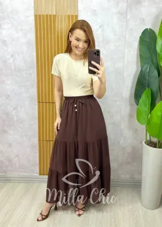 Milla Chic - Blusa Queren Plissada - Preta (cópia)