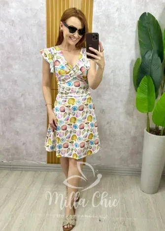 Milla Chic - Conjunto Maiô e Short Saia - Modelo Edite