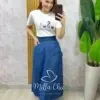 Milla Chic – Saia Hortência Em Jeans – Cç Milla Chic - Saia Hortência Em Jeans - Cç
