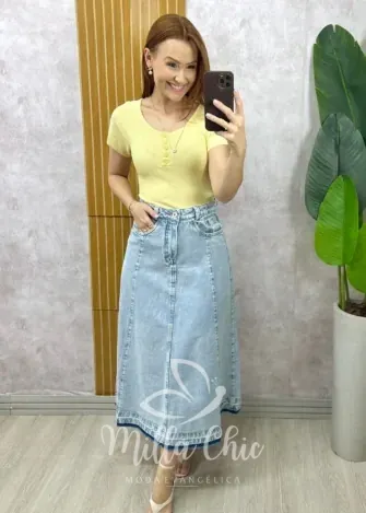 Milla Chic - Saia Jeans Amália (cópia)
